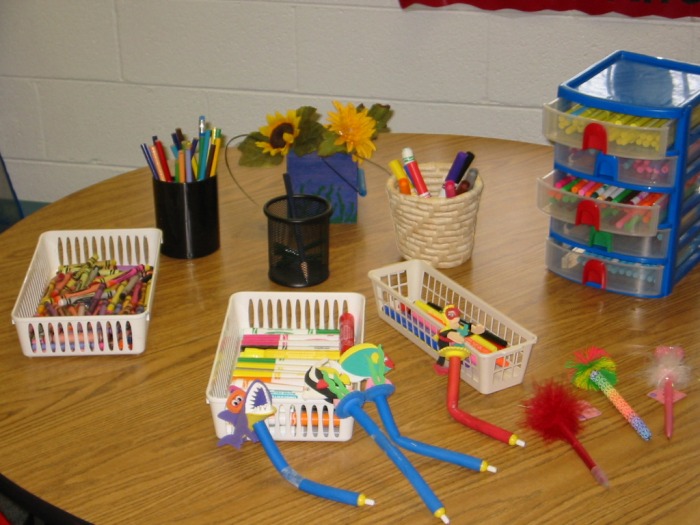 East's Kindergarten Learning - Writing Center